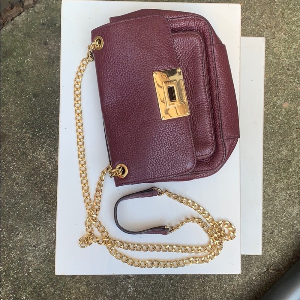 MK NWOT burgundy cross body